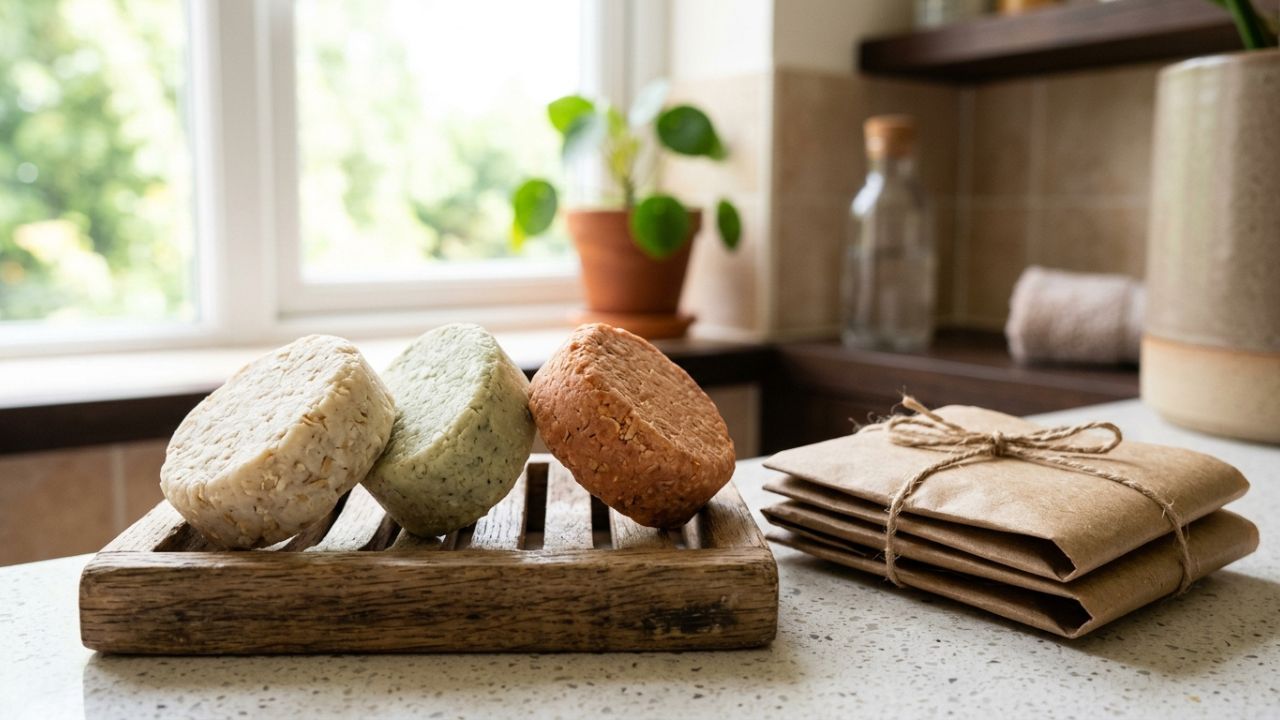 3 Solid Shampoo and Conditioner Products for Less Packaging